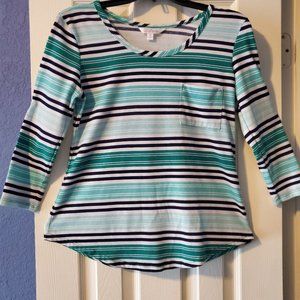 Charming Charlie Top Elbow sleeve Top.  Size small